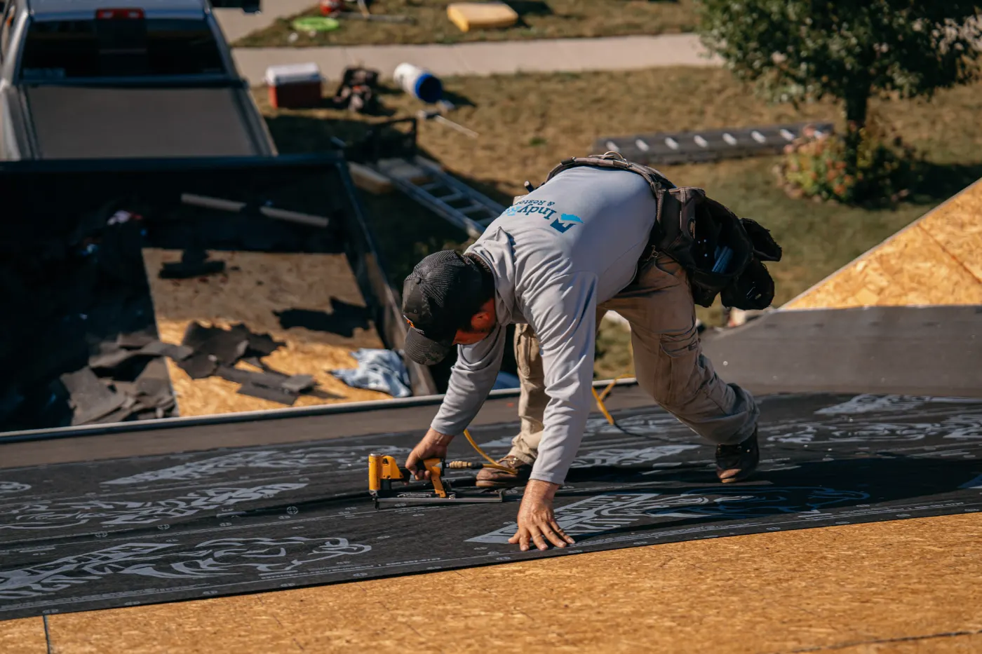 Commercial roof inspection documented in Pheasant Run